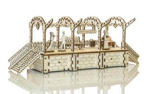 Houten 3D-puzzel perron - Afbeelding 3