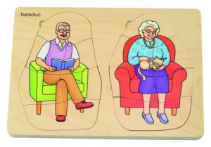 lagenpuzzel opa en oma 40 stukjes