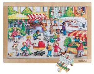 legpuzzel markt 24 stukjes