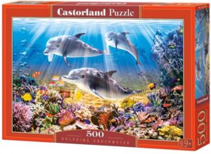 legpuzzel Dolphins Underwater 500 stukjes