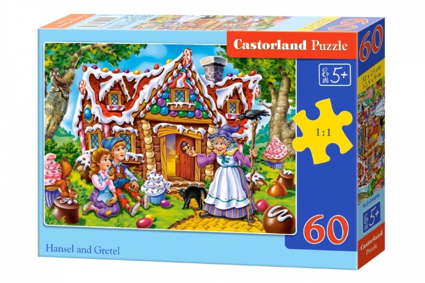 legpuzzel Hansel and Gretel 60 stukjes