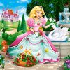 legpuzzel Princess with Swan 60 stukjes - Afbeelding 2