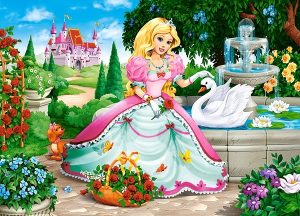 legpuzzel Princess with Swan 60 stukjes - Afbeelding 2