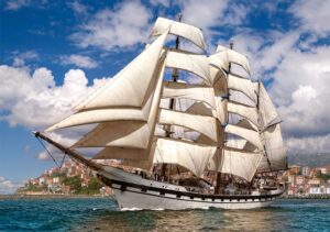 legpuzzel Tall Ship Leaving Harbour 500 stukjes - Afbeelding 2