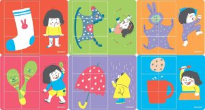 blokkenpuzzel Little Cubes kinderen 6-delig - Afbeelding 2
