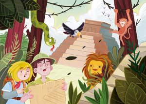 Clementoni legpuzzel Adventure 20 stukjes 2 stuks - Afbeelding 2