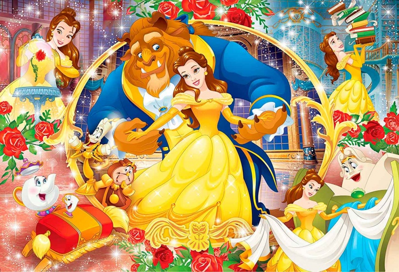 legpuzzel Disney Belle & het Beest 104 stukjes - Afbeelding 2
