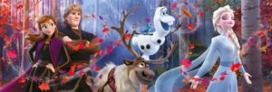 legpuzzel Disney Frozen 2 Panorama 1000 stukjes - Afbeelding 2