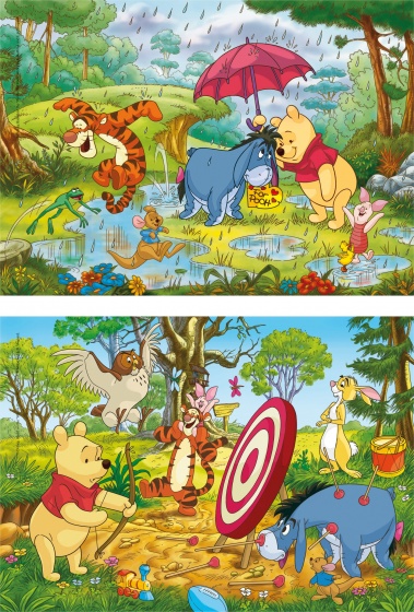 legpuzzel Disney Winnie the Pooh 20 stukjes 2 stuks - Afbeelding 2
