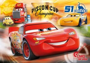 legpuzzel Frame Cars Piston Cup 15 stukjes