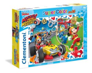 legpuzzel Mickey Mouse Racers 104 stukjes