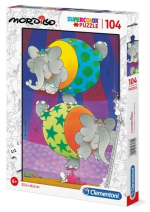 legpuzzel Mordillo Supercolor 104 stukjes