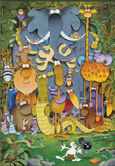 legpuzzel Mordillo Supercolor 180 stukjes - Afbeelding 2