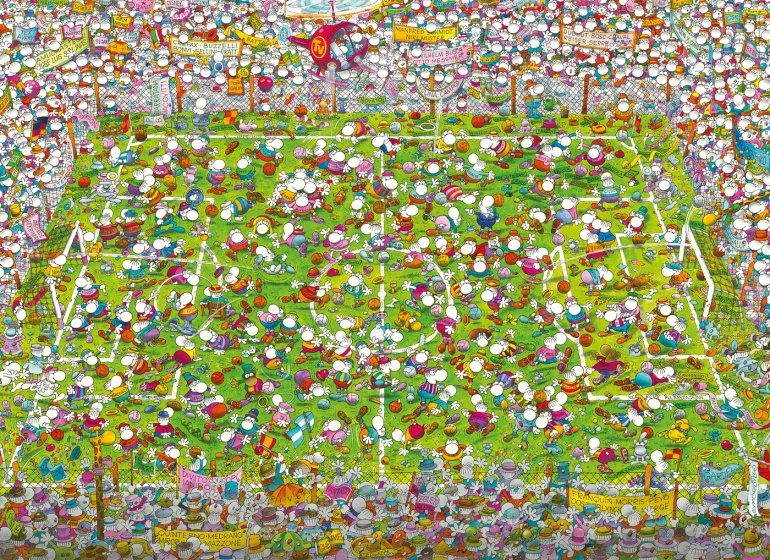 legpuzzel Mordillo - the Match 1000 stukjes - Afbeelding 2