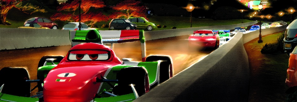 legpuzzel Panorama Disney Pixar Cars 1000 stukjes - Afbeelding 2
