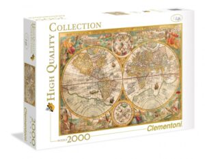 legpuzzel Panorama Historische Wereldkaart 2000 stukjes