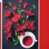 legpuzzel Pantone Red Hibiscus 1000 stukjes - Afbeelding 2