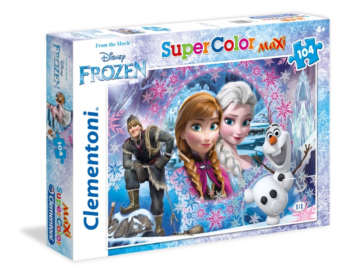 legpuzzel SuperColor Frozen 104 stukjes