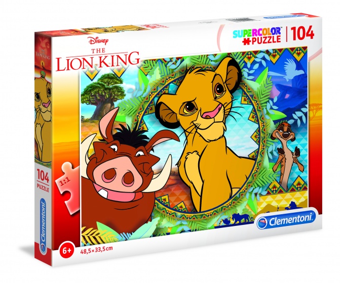 legpuzzel supercolor Lion King 104 stukjes