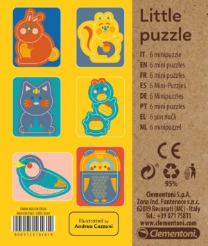 legpuzzels mini Dieren 6-delig - Afbeelding 2