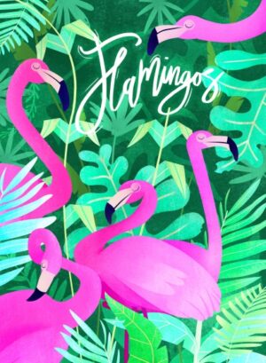 puzzel Fantastic Animals 500 stukjes flamingo - Afbeelding 2