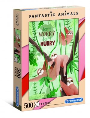 puzzel Fantastic Animals 500 stukjes luiaard
