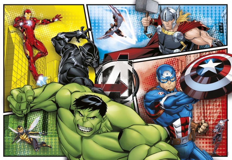 supercolor Avengers legpuzzel 104 stukjes - Afbeelding 2