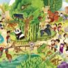 supercolor dierentuin legpuzzel 24 stukjes - Afbeelding 2