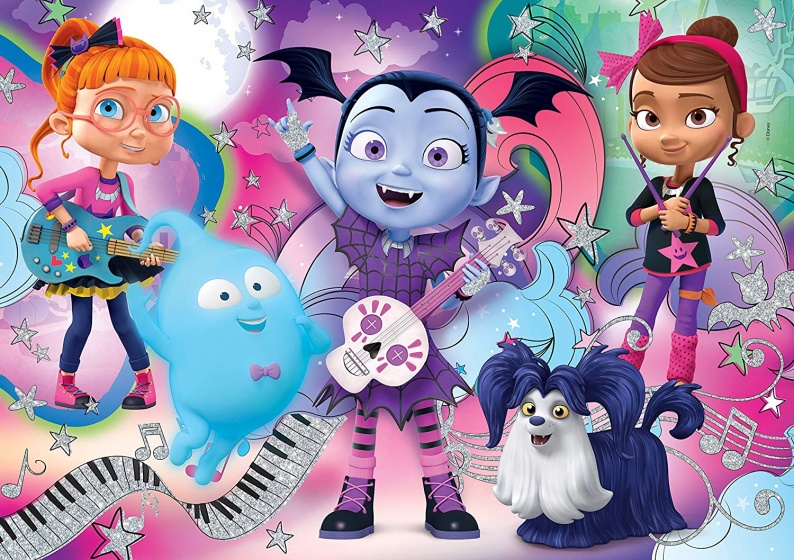 supercolor glitterpuzzel Vampirina 104 stukjes - Afbeelding 2