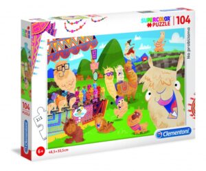 SuperColor lama legpuzzel 104 stukjes