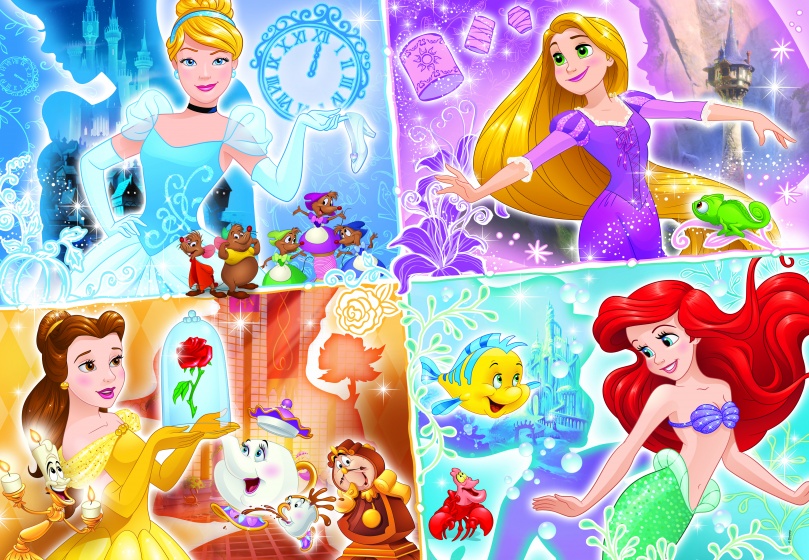 supercolor legpuzzel Disney Princess 180 stukjes - Afbeelding 2