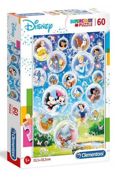 supercolor legpuzzel Disneyfiguren 60 stukjes