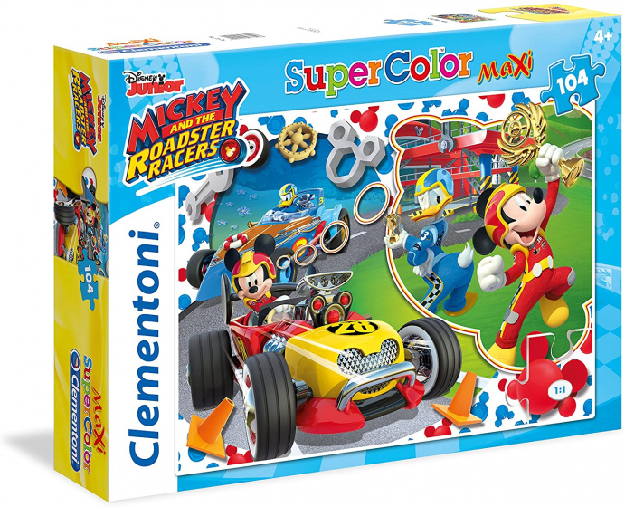 supercolor legpuzzel Mickey Roadster 104 stukjes