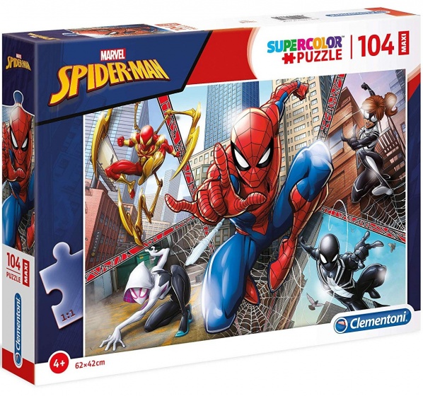 supercolor maxi legpuzzel Spider-man 104 stukjes
