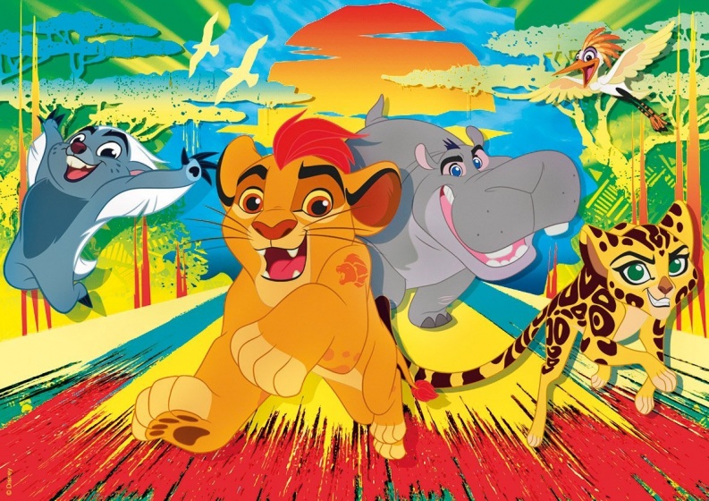 supercolor maxi legpuzzel The Lion King 24 stukjes - Afbeelding 2