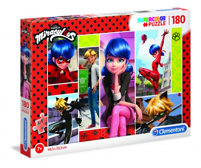 supercolor Miraculous legpuzzel 180 stukjes