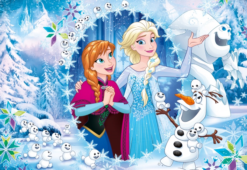 supercolor legpuzzel Frozen 104 stukjes - Afbeelding 2