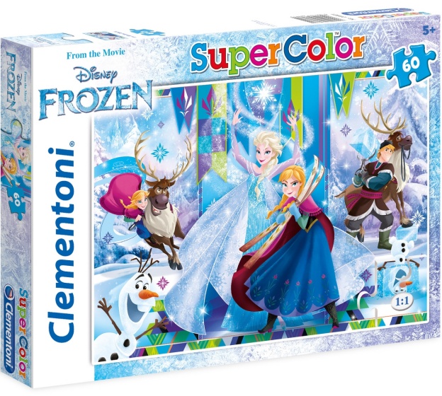 supercolor puzzel Frozen 60 stukjes (26981)