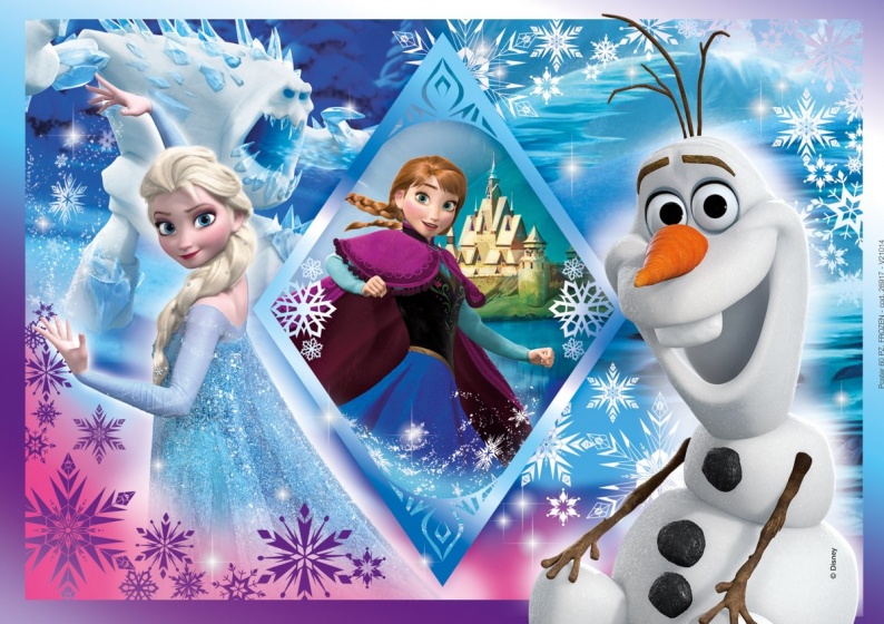 supercolor puzzel Frozen 60 stukjes - Afbeelding 2