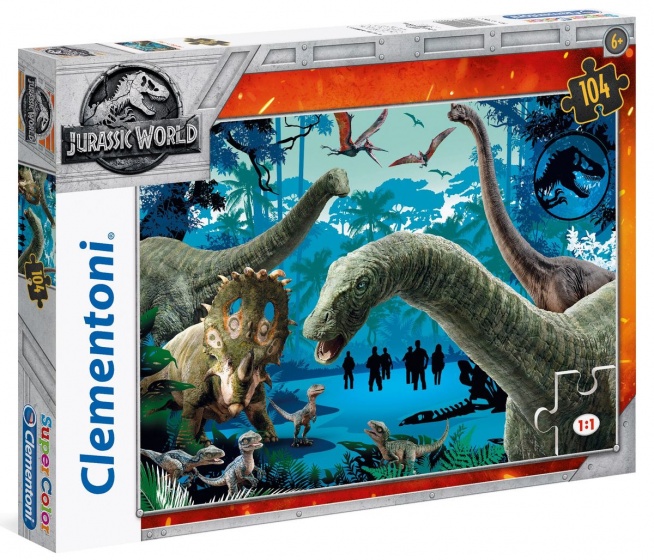 supercolor puzzel Jurassic World 104 stukjes