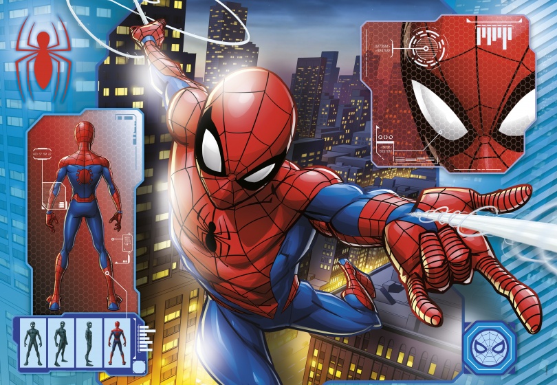 supercolor Spider-Man legpuzzel 104 stukjes - Afbeelding 2