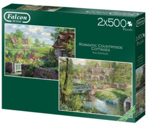legpuzzel Romantic Countryside Cottages 2x500 stukjes - Afbeelding 2