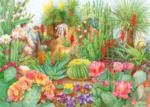 legpuzzel Falcon Flower Show Desert Plants 1000 stukjes - Afbeelding 2