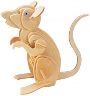 bouwpakket houten muis 25-delig