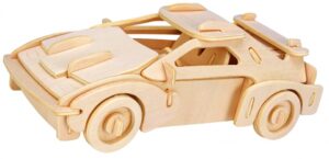 bouwpakket houten raceauto 43-delig