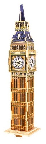 3D-puzzel Big Ben hout 20,5 cm 24-delig