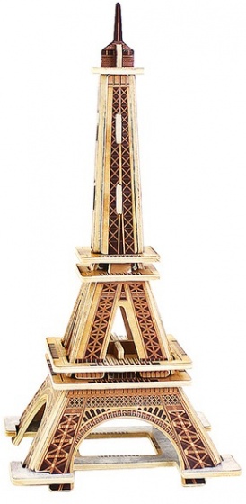 3D-puzzel Eiffeltoren hout 24 cm 22-delig