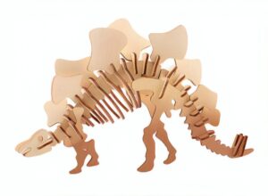 3D dinosaurus puzzel hout stegosaurus