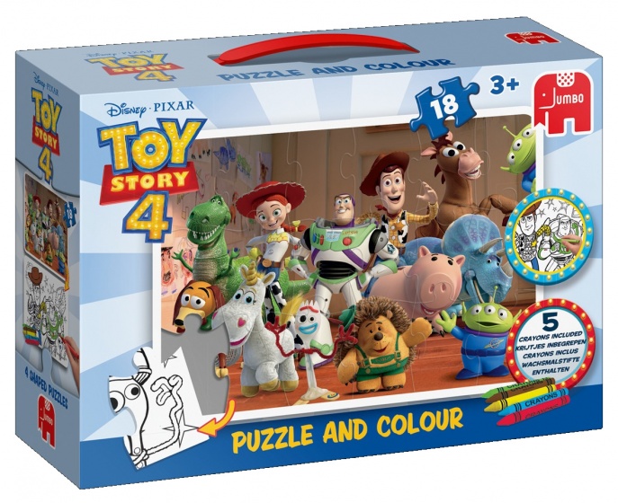 Disney Toy Story puzzel en kleur 18 stukjes