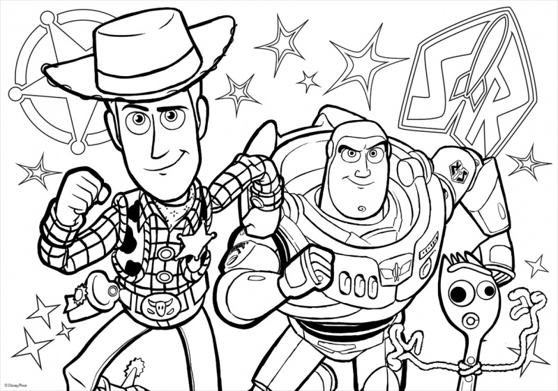 Disney Toy Story puzzel en kleur 18 stukjes - Afbeelding 3